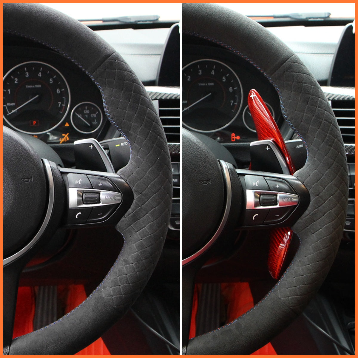 Schaltwippen für BMW M Sport F07 / F10 / F12 / F20 / F21 / F30 / F33 / X3 / X4 / X5 / M140i / M50d 2012-2020 - Mewant.de