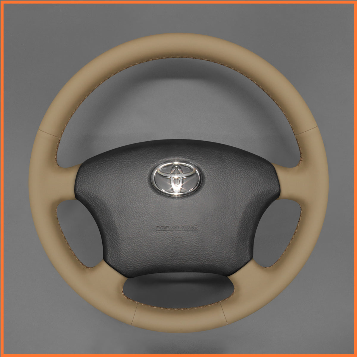 Funda de volante MEWANT para Toyota Camry / Highlander / Land Cruiser / Fortuner / Tacoma / Tundra 2002-2007