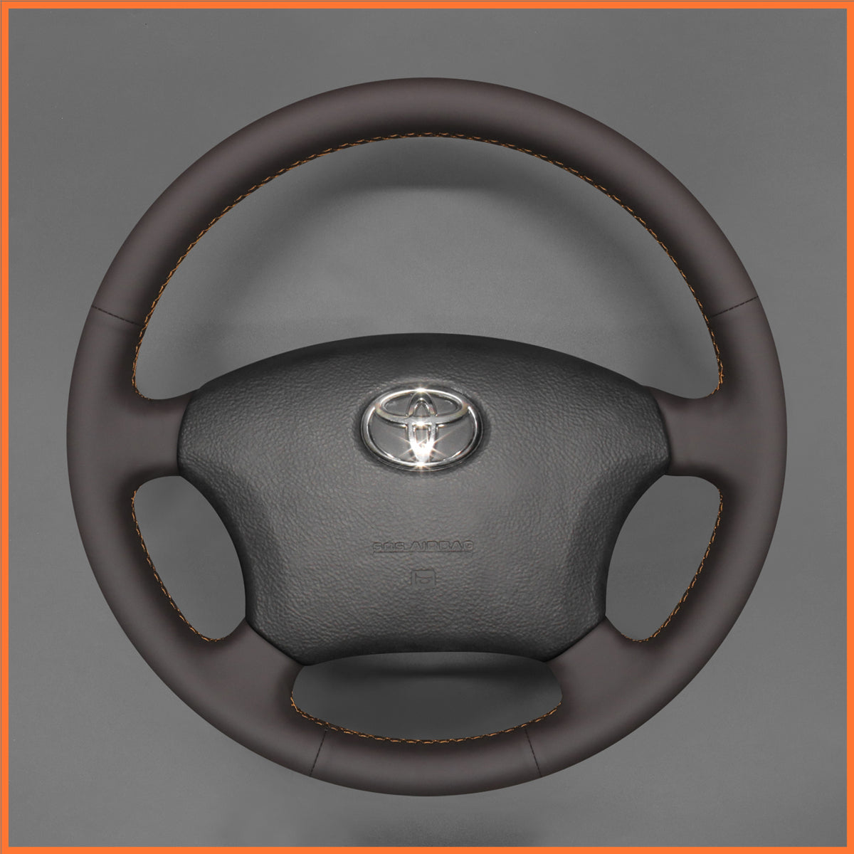 Funda de volante MEWANT para Toyota Camry / Highlander / Land Cruiser / Fortuner / Tacoma / Tundra 2002-2007