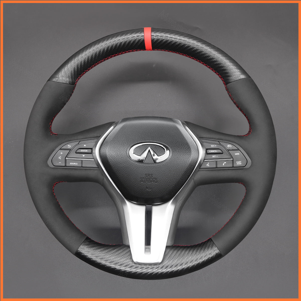 MEWANT Lenkradbezug für Infiniti Q50 2018 / Q60 2016-2019 / QX50 2018-2019 - Mewant.de