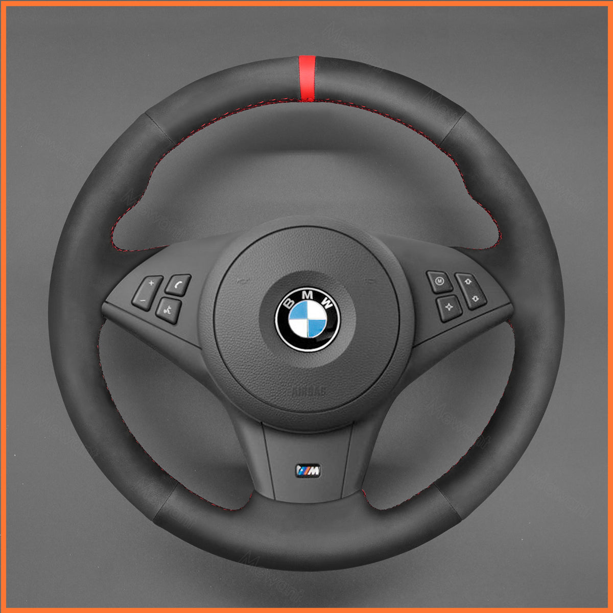 MEWANT Lenkradbezug für BMW E60 E61 E63 E64 2003-2009