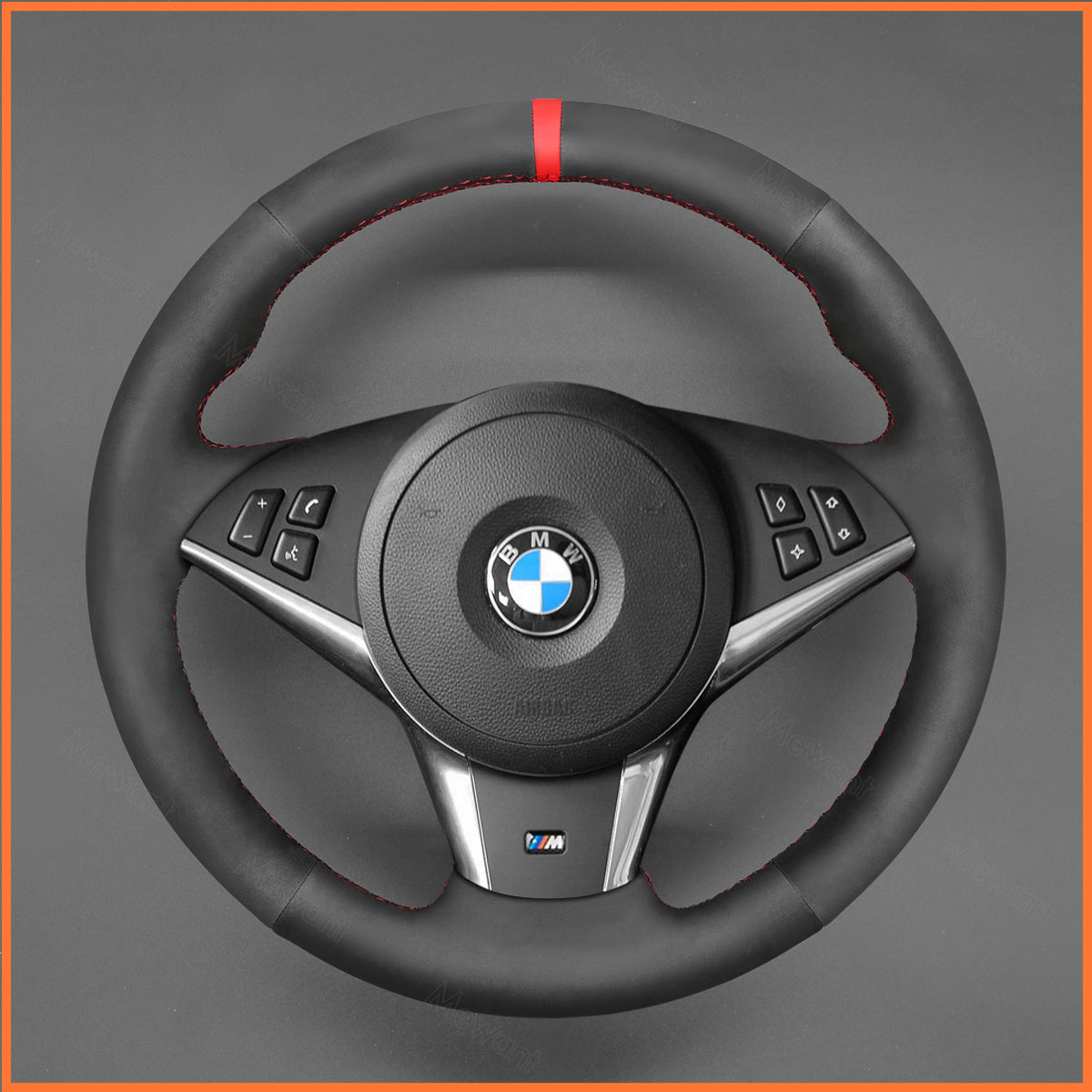 MEWANT Lenkradbezug für BMW E60 E61 E63 E64 2003-2009