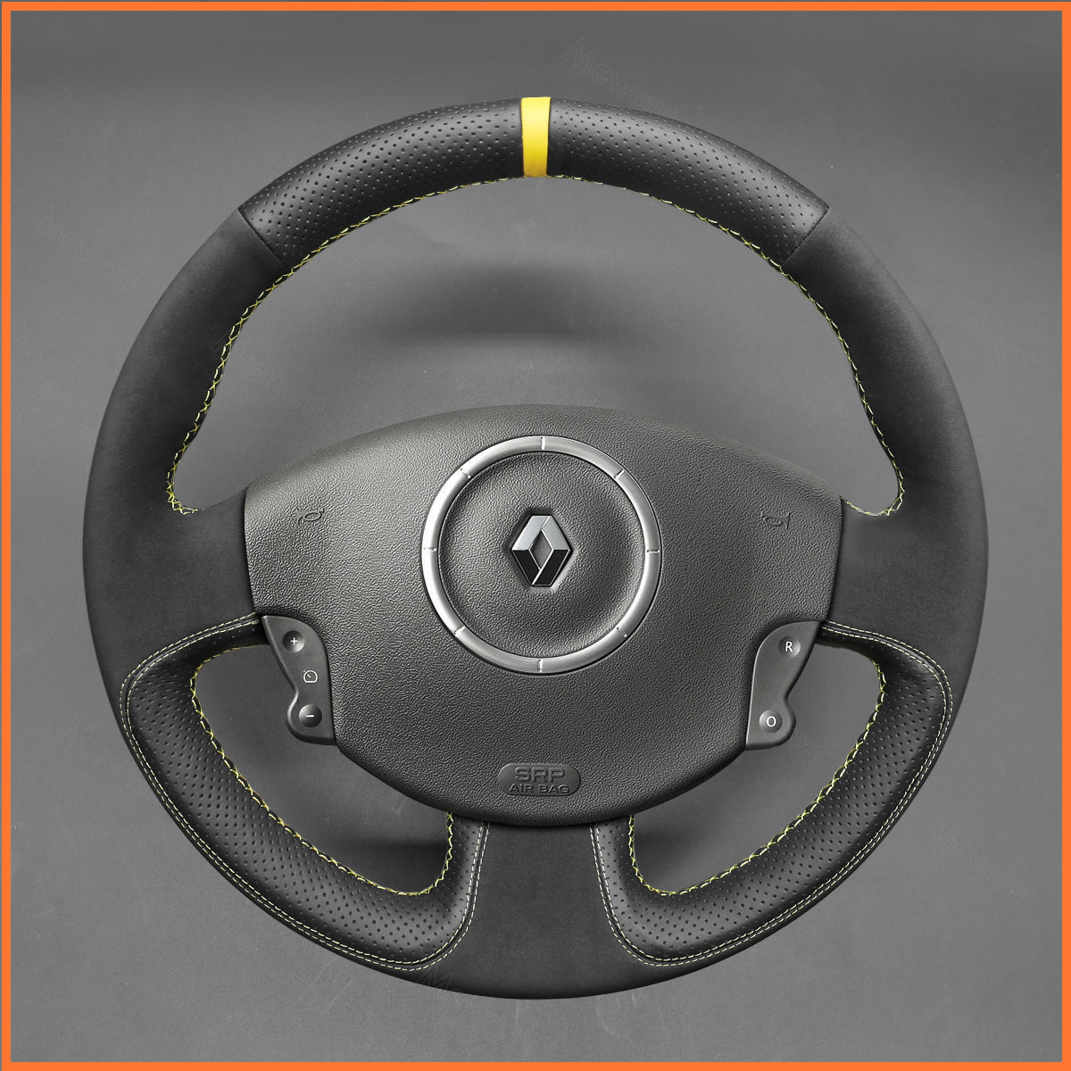MEWANT Lenkradbezug für Renault Megane 2 2002-2009 / Scenic 2 (Grand Scenic) 2003-2009 / Kangoo 2 2008-2013 - Mewant.de