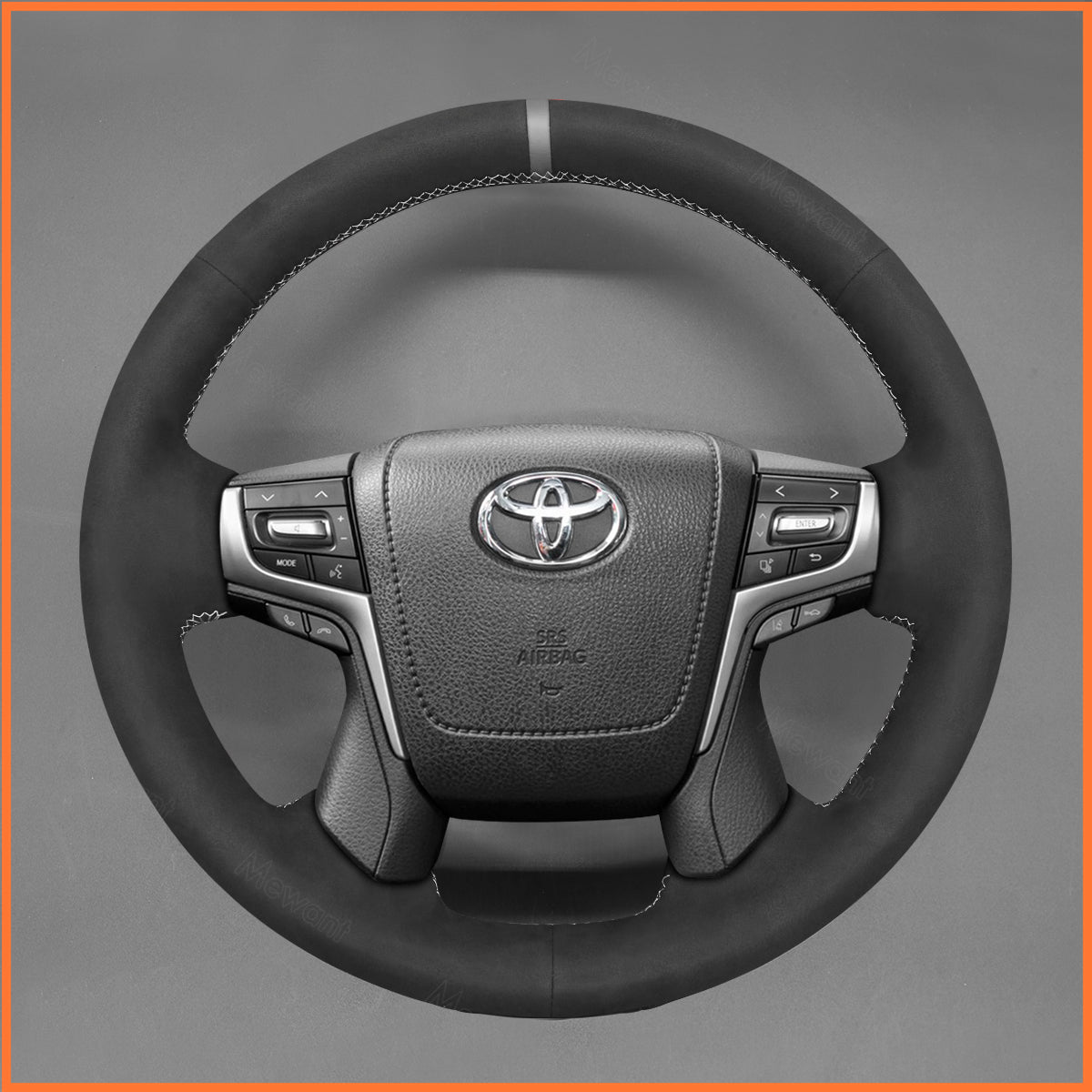 MEWANT Lenkradbezug für Toyota Land Cruiser 200 Series J200 / Land Cruiser 150 Series J150 2017-2024 - Mewant.de
