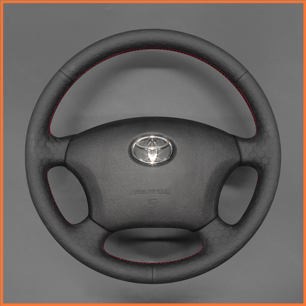 MEWANT Lenkradbezug für Toyota Camry / Highlander / Land Cruiser / Fortuner / Tacoma / Tundra 2002-2007 - Mewant.de