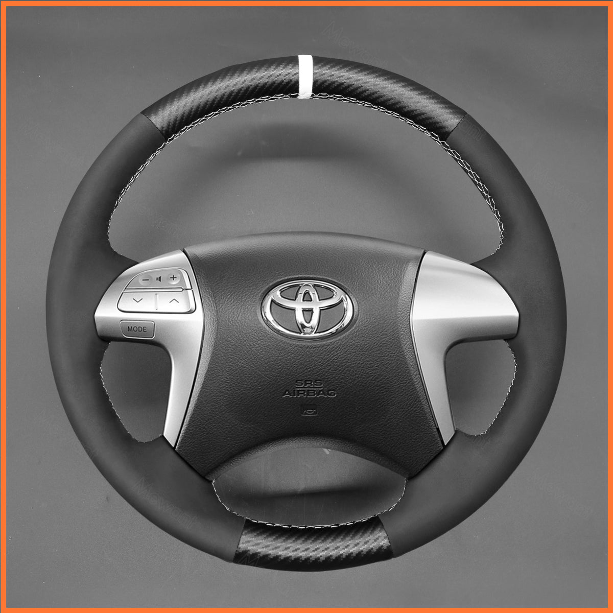 MEWANT Lenkradbezug für Toyota Highlander / Camry / Isis / Mark X Zio / Premio / Noah / Voxy / Previa / Estima 2006-2015 - Mewant.de