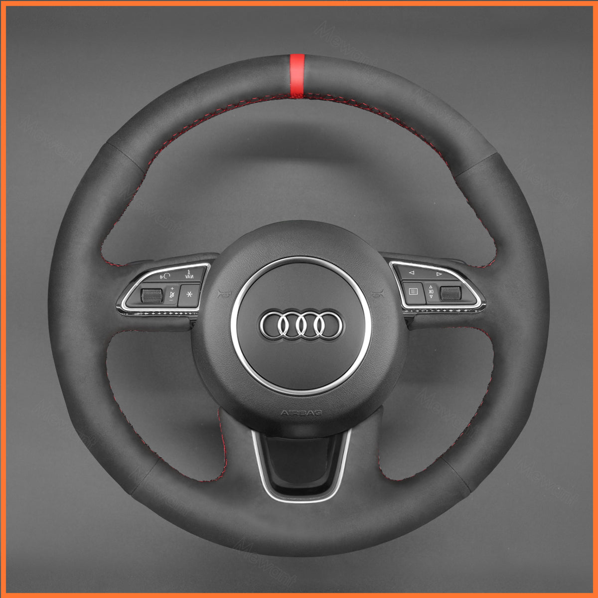 MEWANT Lenkradbezug für Audi Q3 2015-2018 / Q5 2013-2017 / Q7 2012-2015 - Mewant.de