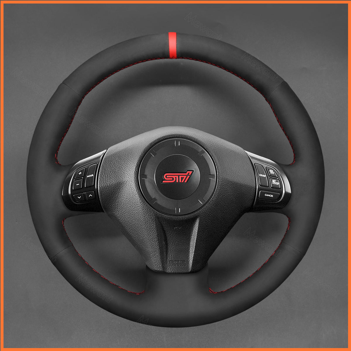 MEWANT Lenkradbezug für Subaru Forester 2008-2013 / Impreza 2007-2012 / Legacy 2006-2009 / Outback 2007-2009 / Impreza WRX 2007-2010 - Mewant.de
