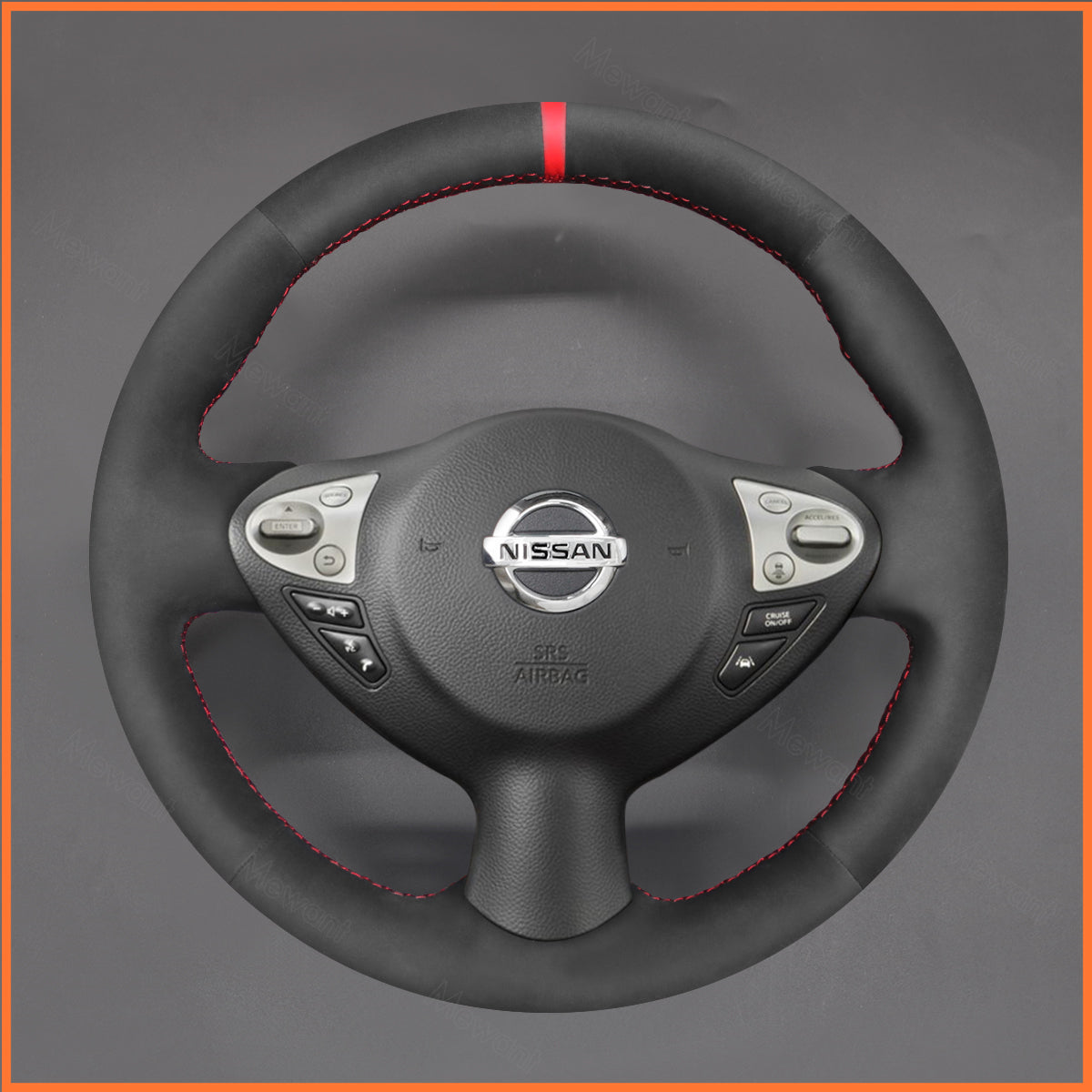MEWANT Lenkradbezug für Infiniti FX FX30d FX35 FX37 FX50 2009-2015 / QX70 2013-2018 / Nissan Juke F15 2010-2019 - Mewant.de
