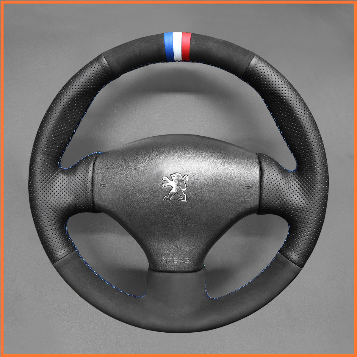MEWANT Lenkradbezug für Peugeot 206 2001-2009 / 206 CC 2001-2007 / 206 SW 2002-2007 - Mewant.de