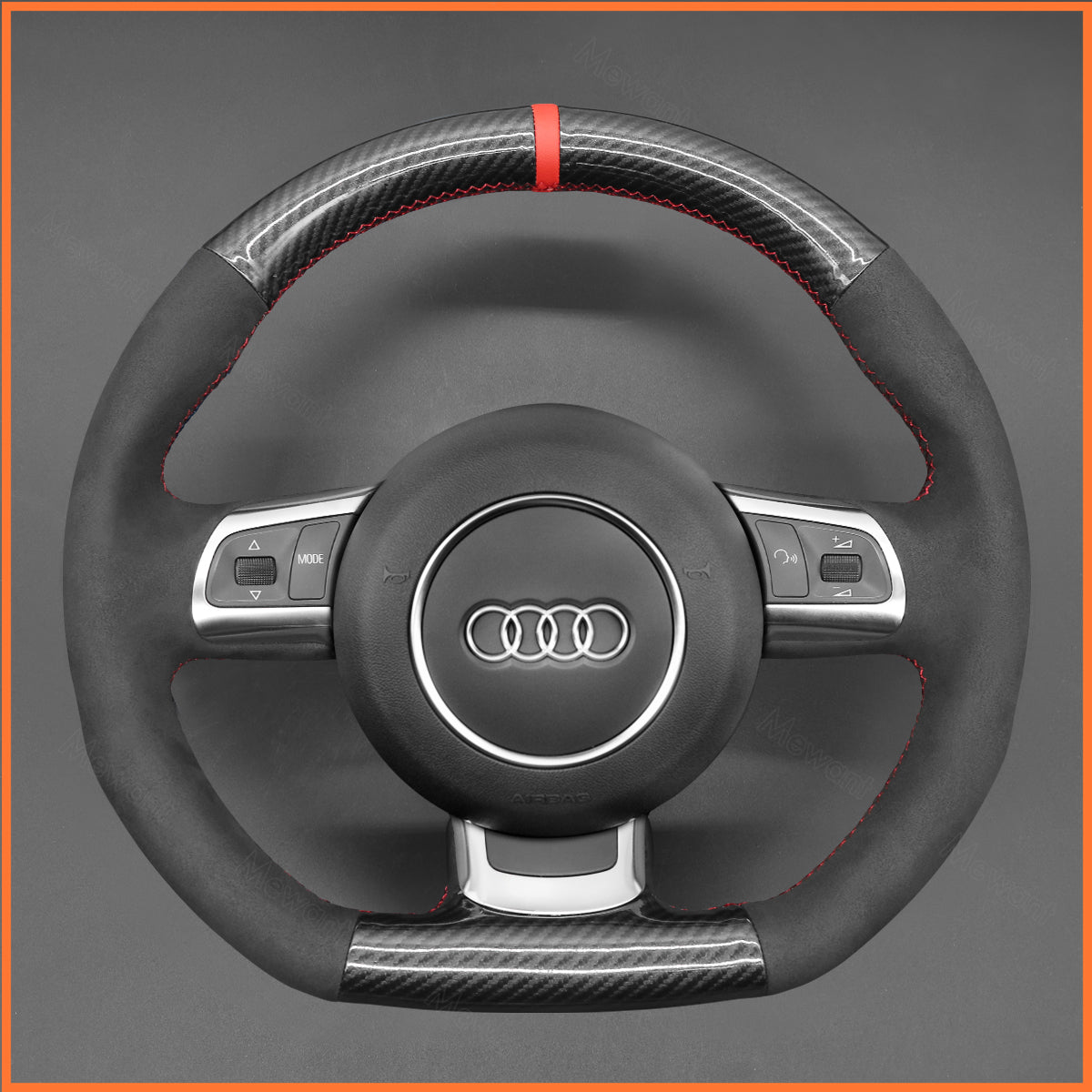 MEWANT Lenkradbezug für Audi R8 2008-2010 / Audi TT 2008-2015 - Mewant.de