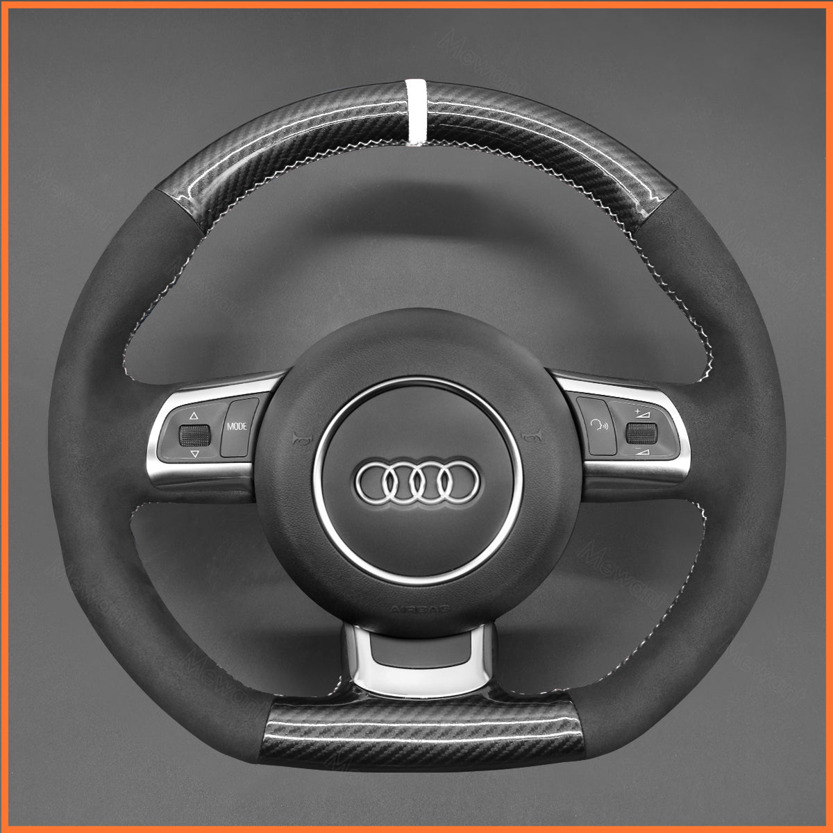 MEWANT Lenkradbezug für Audi R8 2008-2010 / Audi TT 2008-2015 - Mewant.de