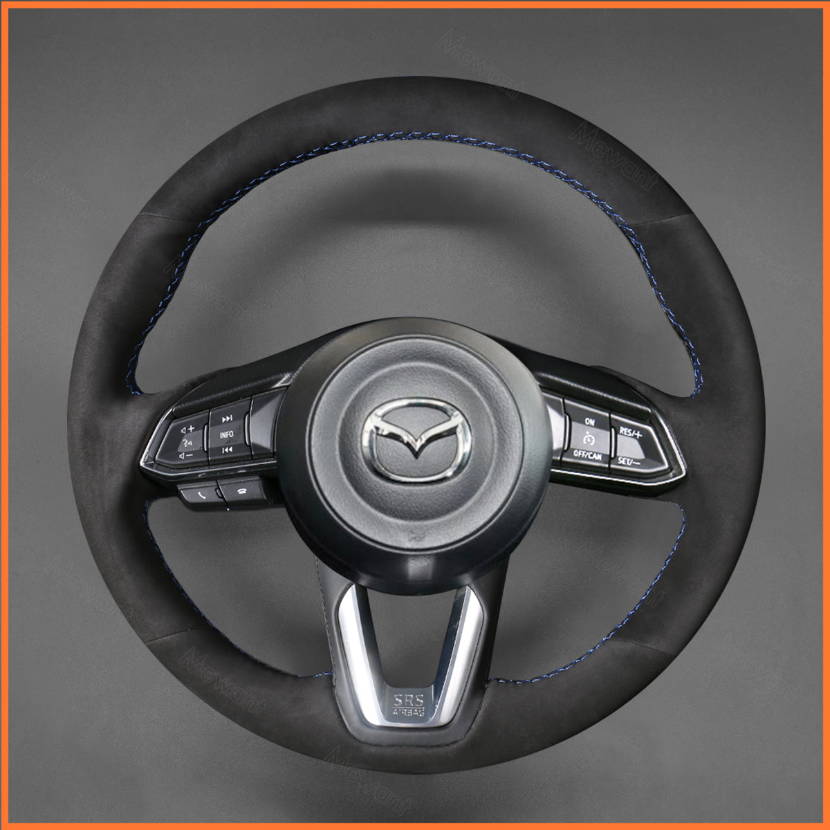 MEWANT Lenkradbezug für Mazda 3 Axela 6 Atenza CX-5 CX5 CX-9 CX9 CX-3 CX3 CX-8 CX8 Mazda 2 2015-2024 - Mewant.de
