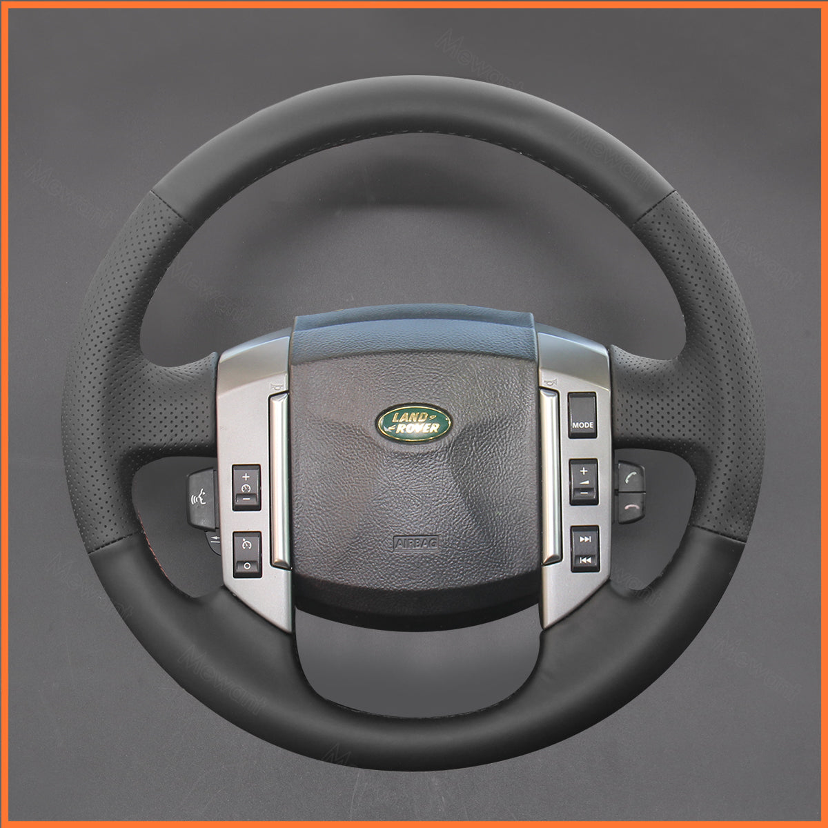 MEWANT Lenkradbezug für Land Rover Range Rover Sport I (L320) 2005-2009 / Freelander 2 II (L359) 2006-2008 / Discovery (Discovery 3) II (L319) 2004-2010 - Mewant.de