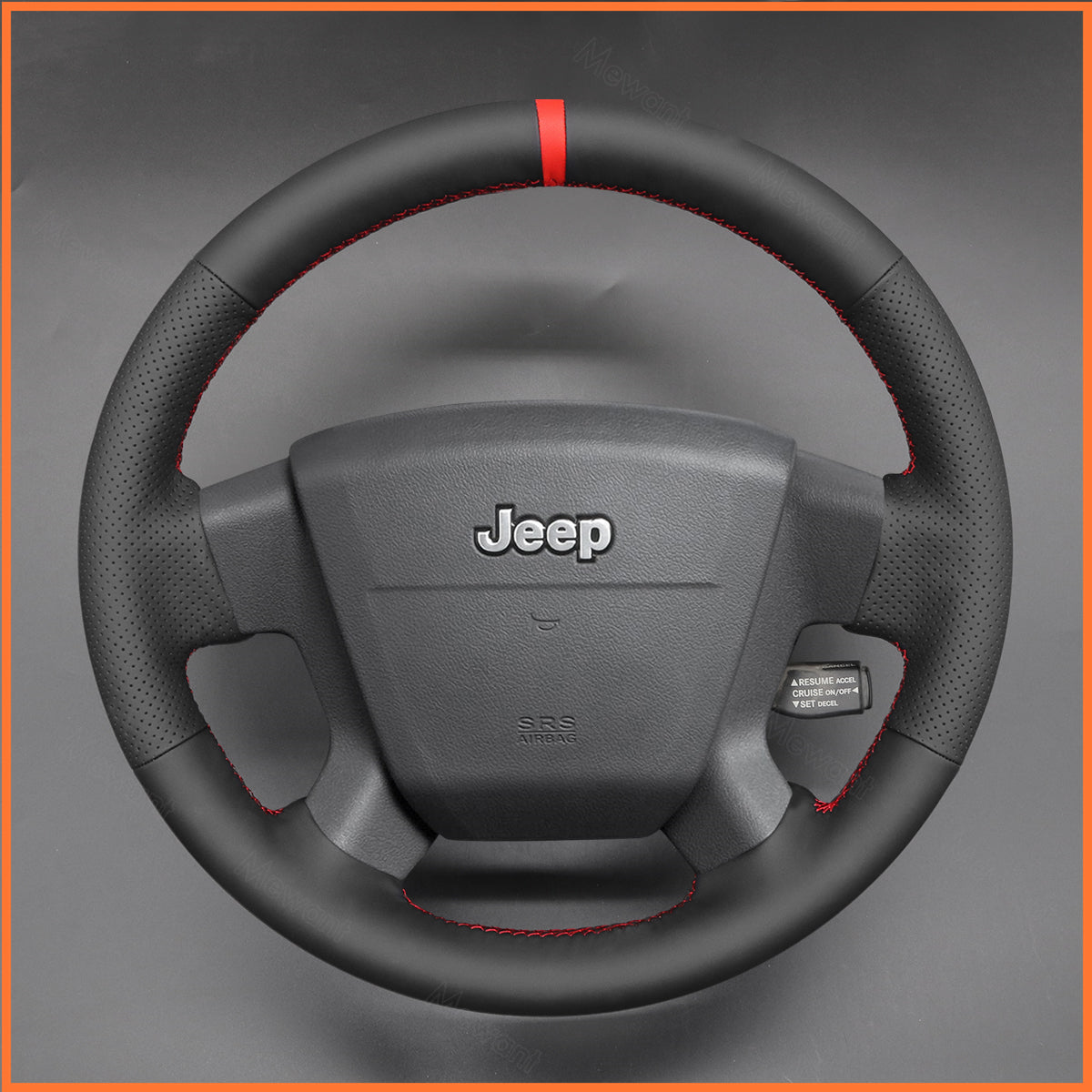 MEWANT Lenkradbezug für Jeep Compass I (MK49) 2007-2010 / Patriot 2007-2011 - Mewant.de