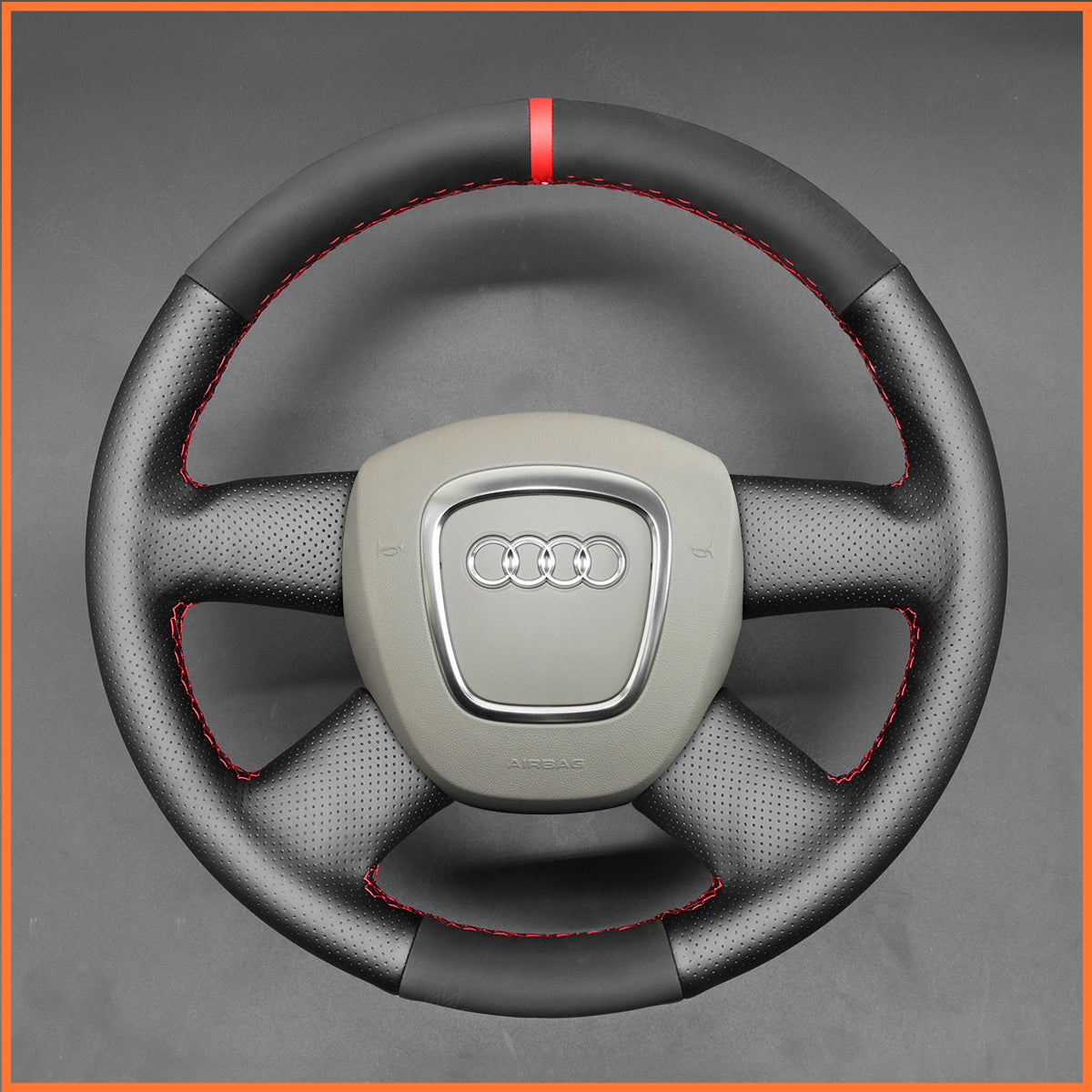 MEWANT Lenkradbezug für Audi A3 A4 A6 Q5 Q7 2006-2013 - Mewant.de