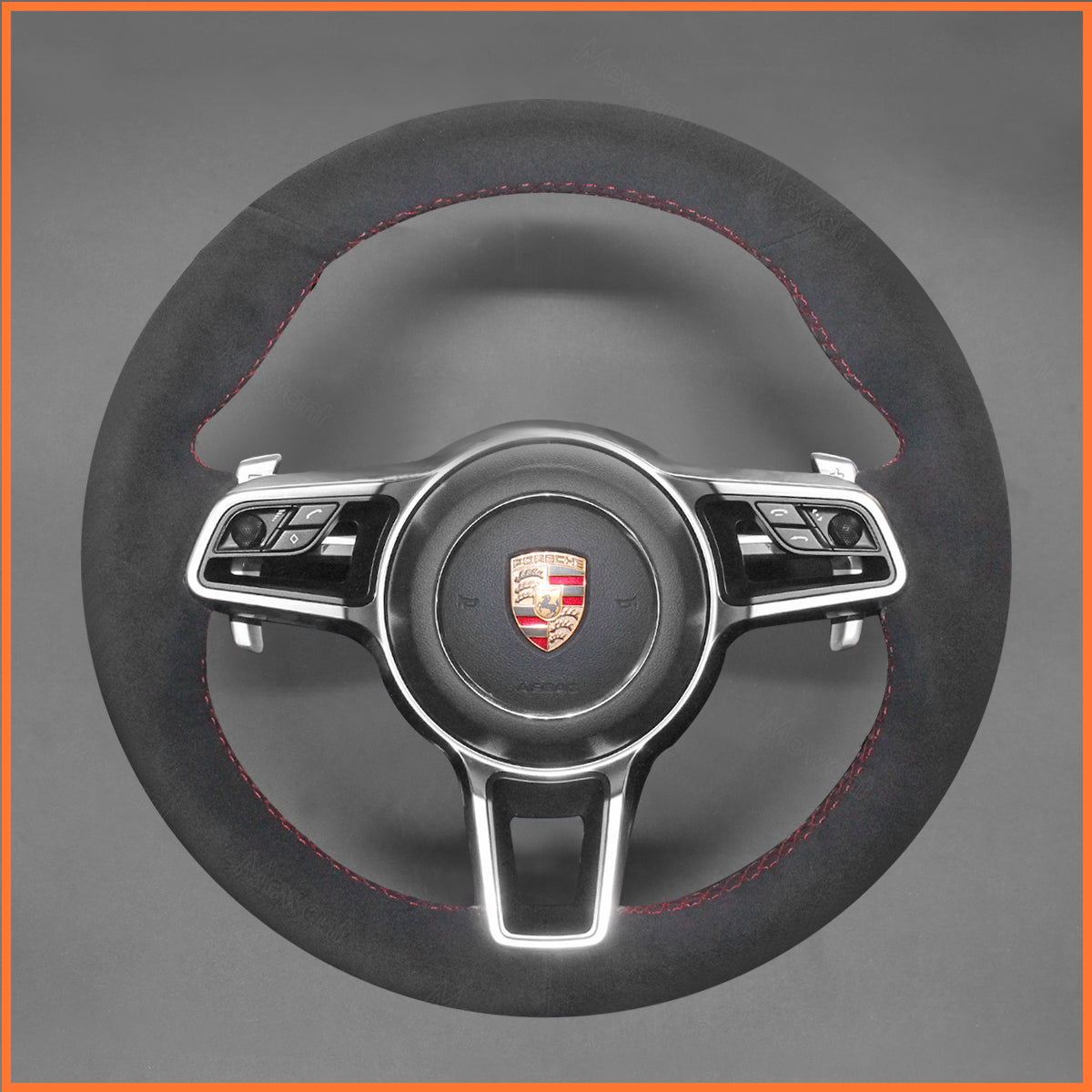 MEWANT Lenkradbezug für Porsche 718 Boxster / 718 Cayman / 718 Spyder / 911 (991) / 918 Spyder / Cayenne / Macan / Panamera - Mewant.de