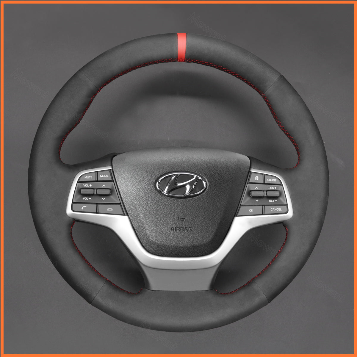 MEWANT Lenkradbezug für Hyundai Elantra VI 2016-2017 - Mewant.de