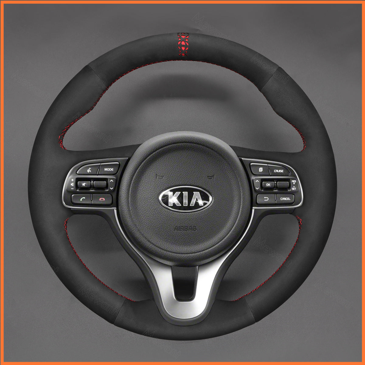 MEWANT Lenkradbezug für Kia Sportage 4 2016-2018 / Niro 2016-2022 / Optima 2016-2018 - Mewant.de