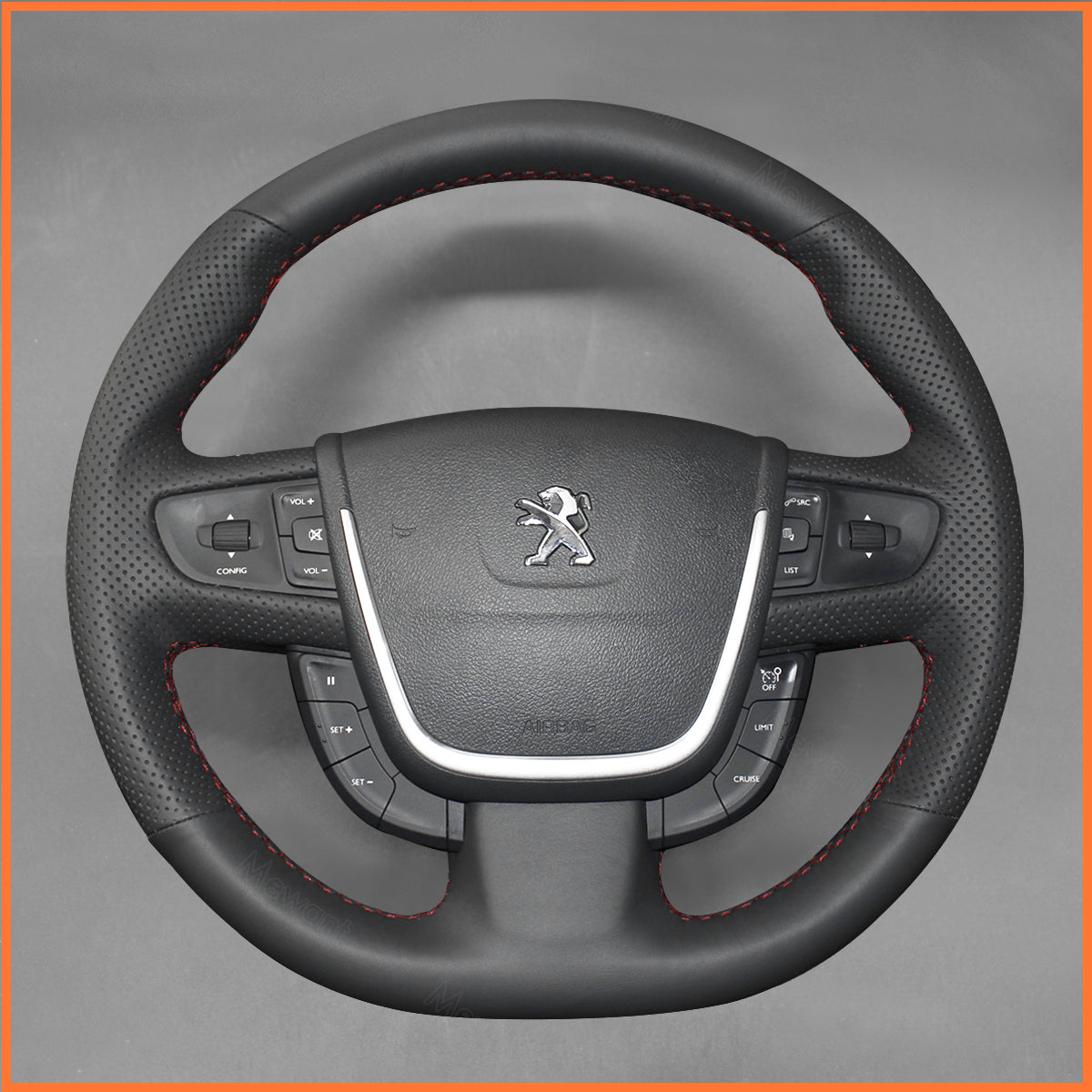 MEWANT Lenkradbezug für Peugeot 508 2011-2018 / 508 SW 2011-2018 - Mewant.de