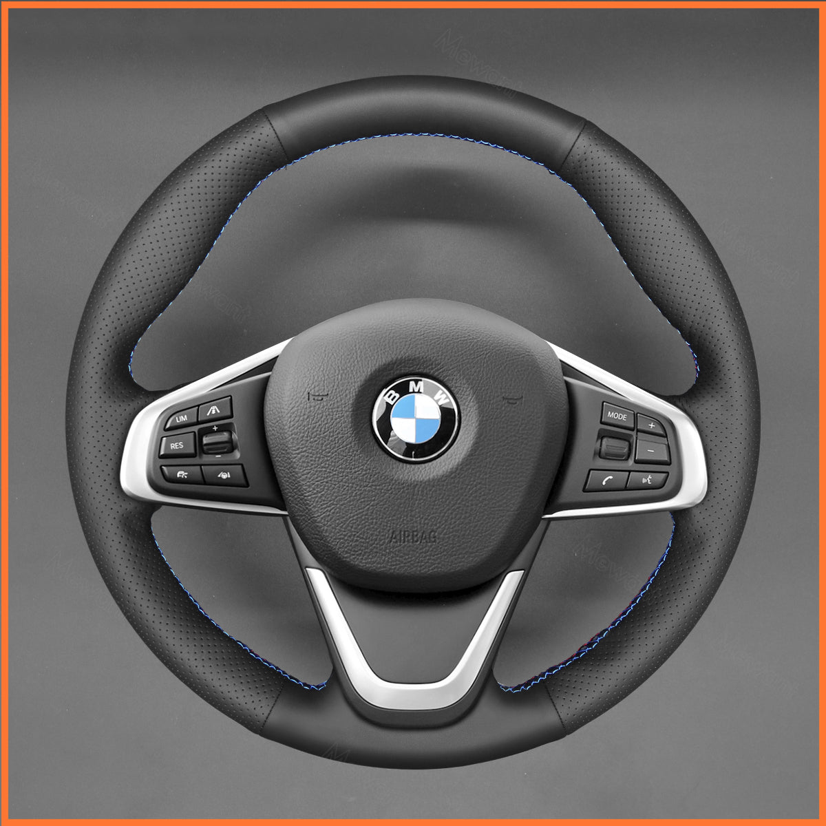MEWANT Lenkradbezug für BMW 2 Series F45 F46 / X1 F48 / X2 F39 2014-2022 - Mewant.de