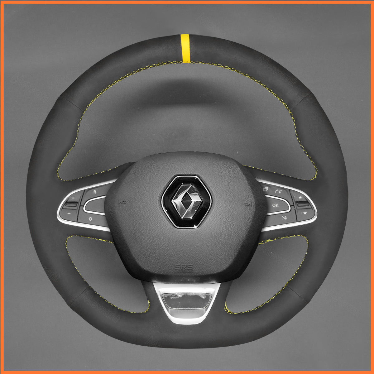 MEWANT Lenkradbezug für Renault Megane 4 / Scenic 4 / Kadjar / Koleos / Talisman / Espace / Renault Samsung QM6 / SM6 - Mewant.de