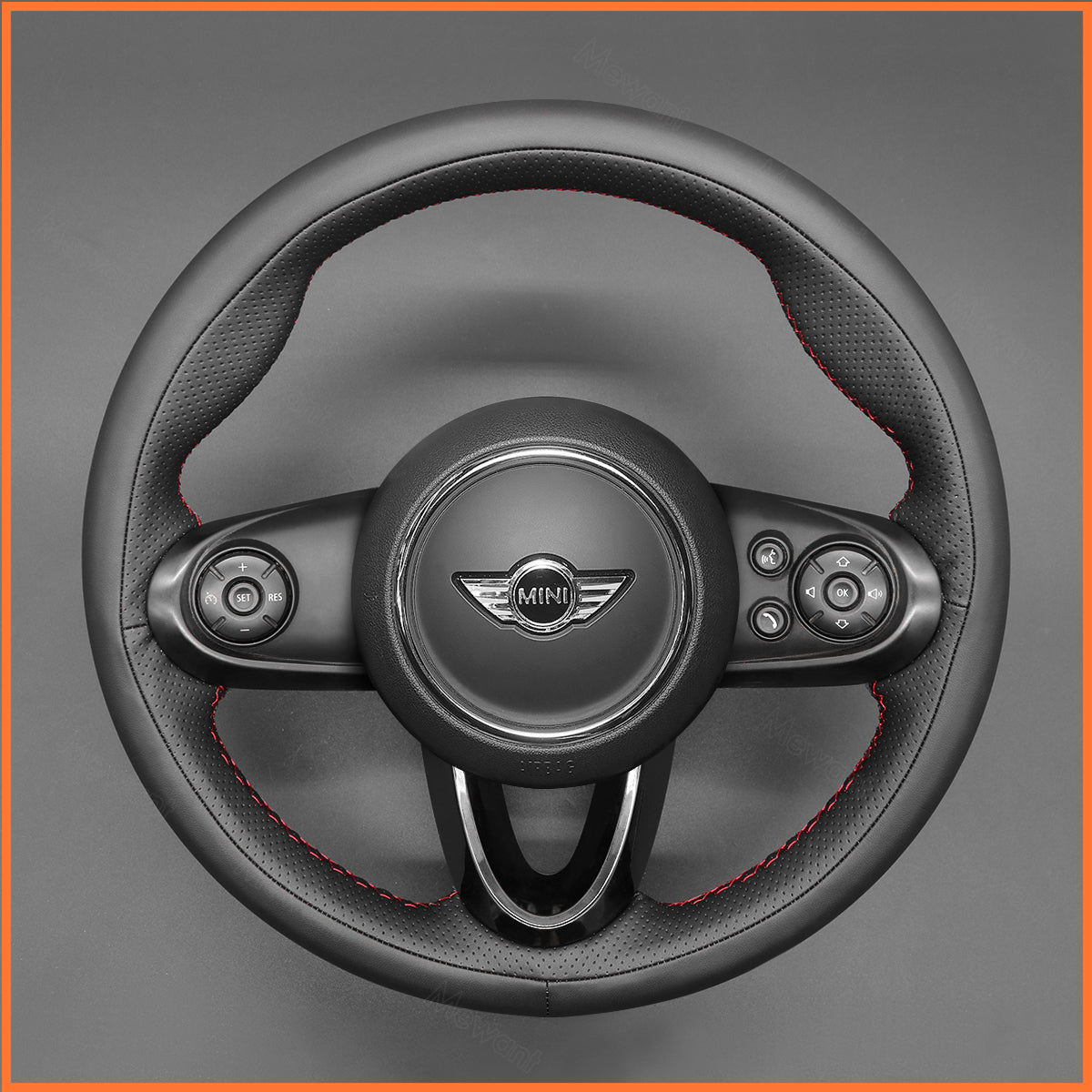 MEWANT Lenkradbezug für Mini (Hatchback/Mini) 2014-2020 / Clubman 2015-2020 / Convertible 2016-2020 / Countryman 2017-2020 / MINI Clubman F54 2015-2023 - Mewant.de