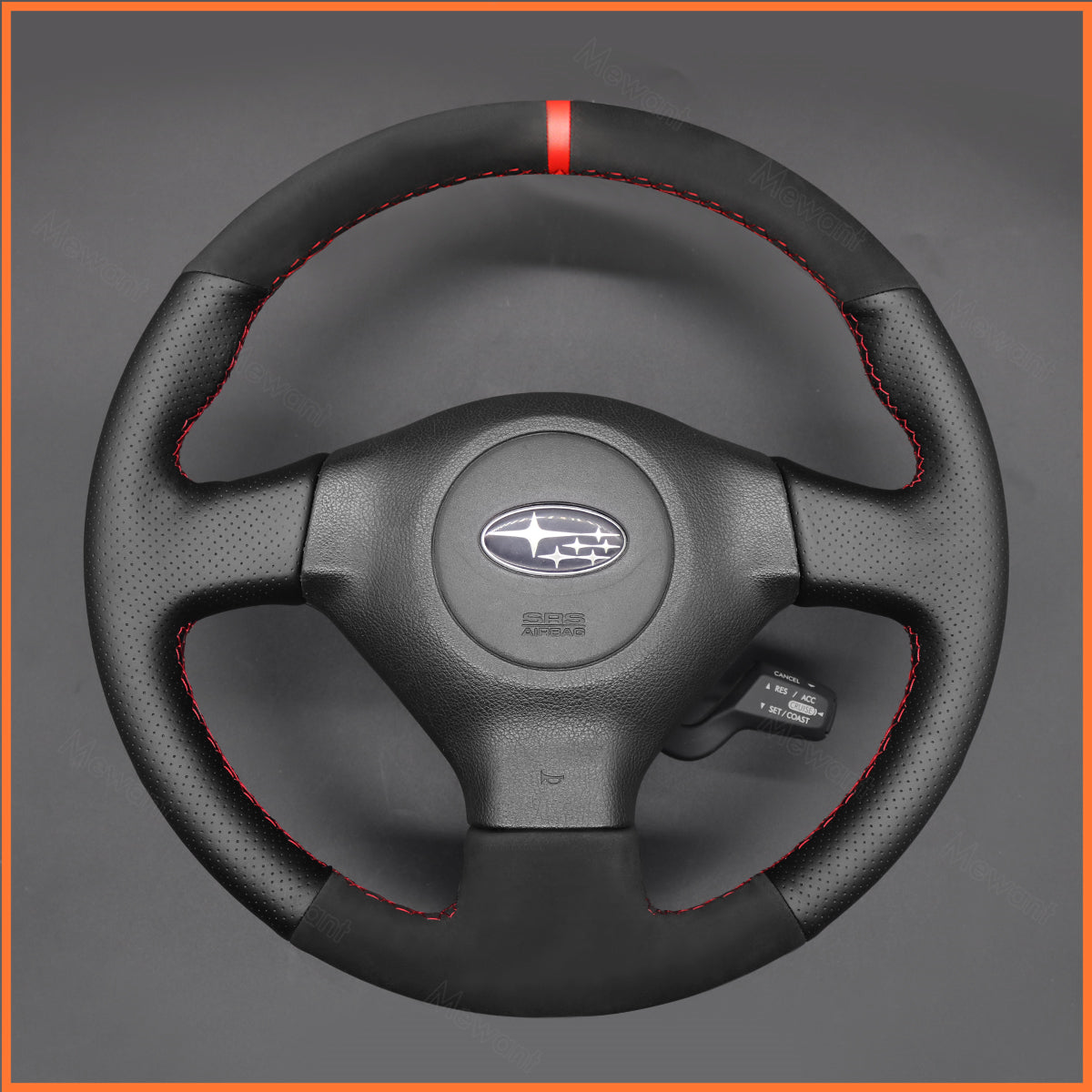 MEWANT Lenkradbezug für Subaru Forester / Impreza / WRX (WRX STI) / Legacy / Outback 2005-2007 - Mewant.de