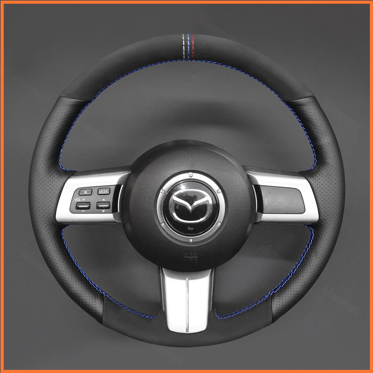 MEWANT Lenkradbezug für Mazda MX-5 2006-2014 / Mazda RX-8 2009-2013 / Mazda CX-7 CX7 2007-2009 - Mewant.de