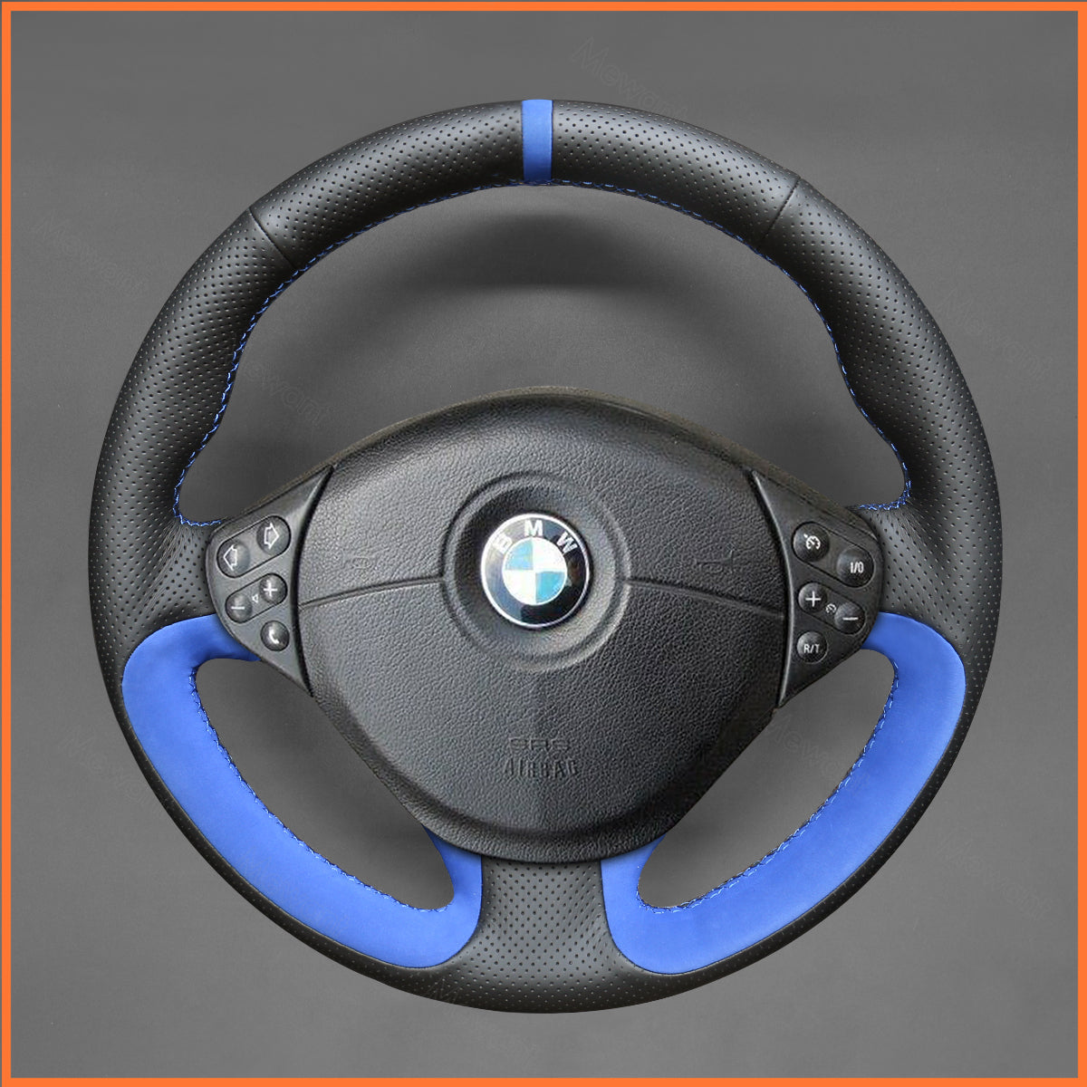 MEWANT Cubierta de volante para BMW E36 5 E39 E38 8 Series E31 Z3 E367 M3 E36 M5 E39 1998-2002