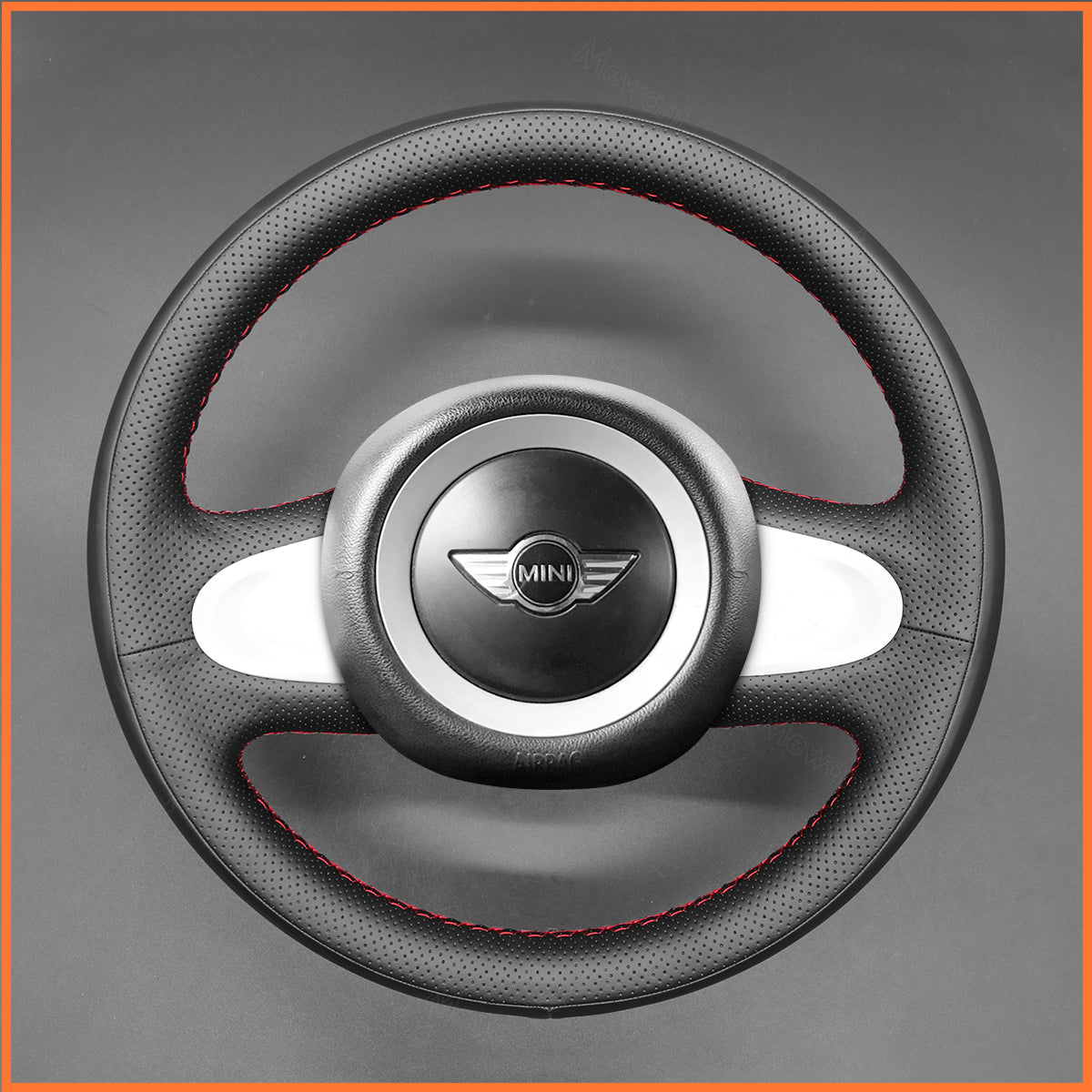 MEWANT Lenkradbezug für Mini(Hatchback/Mini R56/R57) Clubman Clubvan Convertible Countryman Coupe Paceman Roadster 2012-2017 (3-Spoke) - Mewant.de