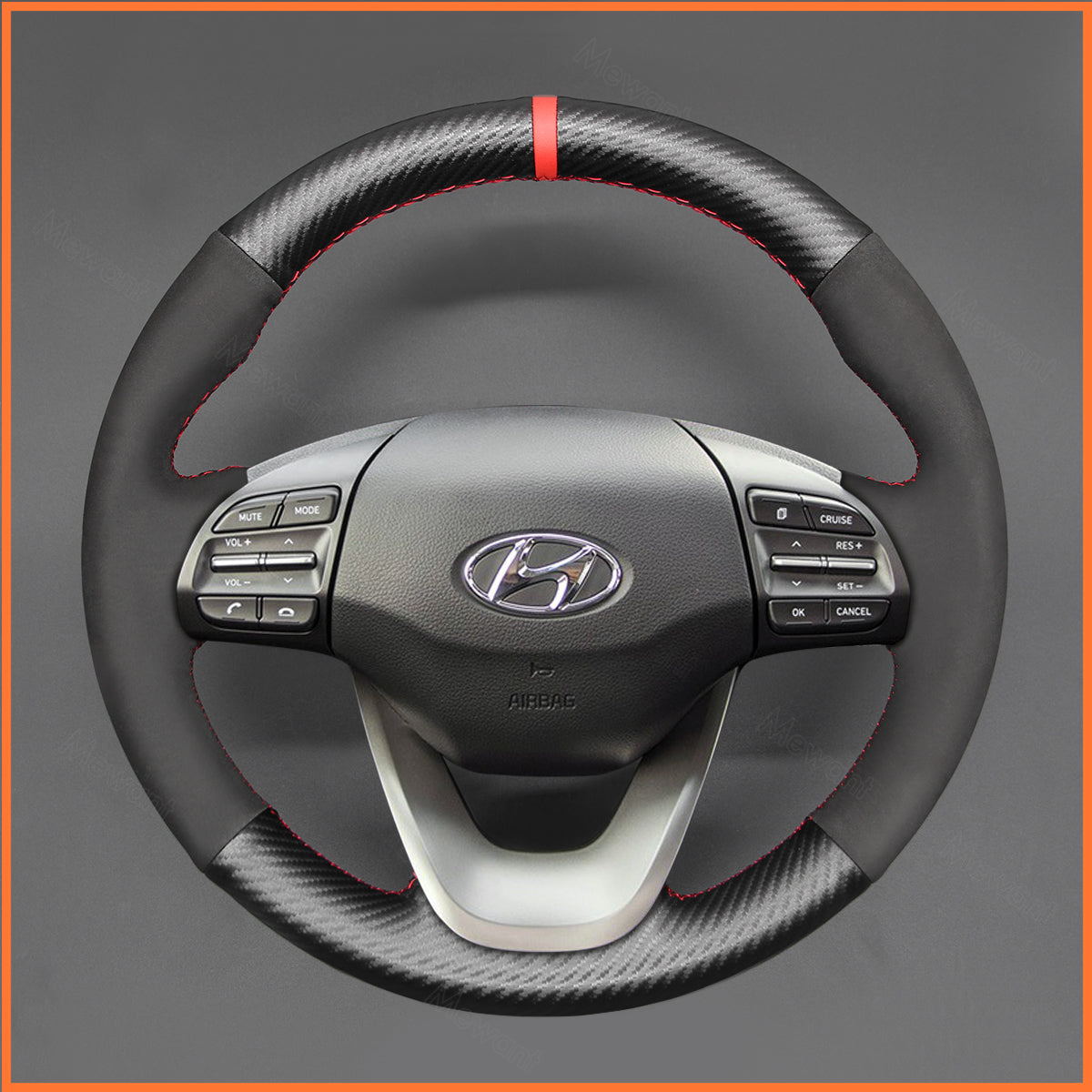 MEWANT Lenkradbezug für Hyundai Kona 2017-2022 - Mewant.de