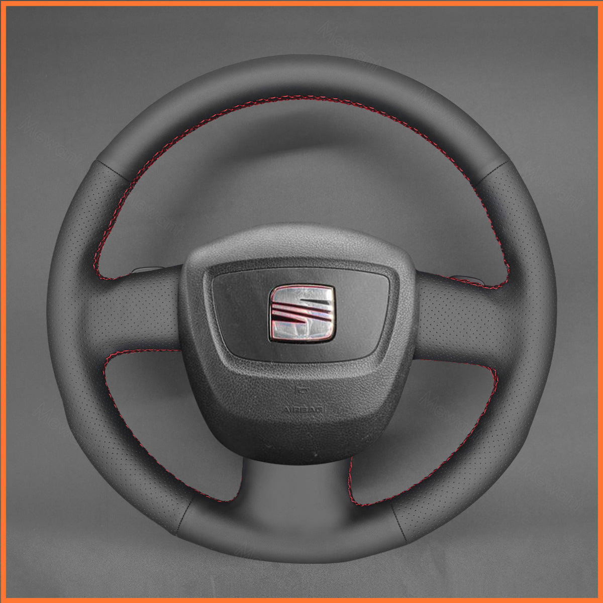 MEWANT Lenkradbezug für Seat Exeo / Audi A3 8P / A4 B8 / A5 / A8 / A8 L / Q7 / RS 4 / S5 / S6 / S8 2007-2011 - Mewant.de