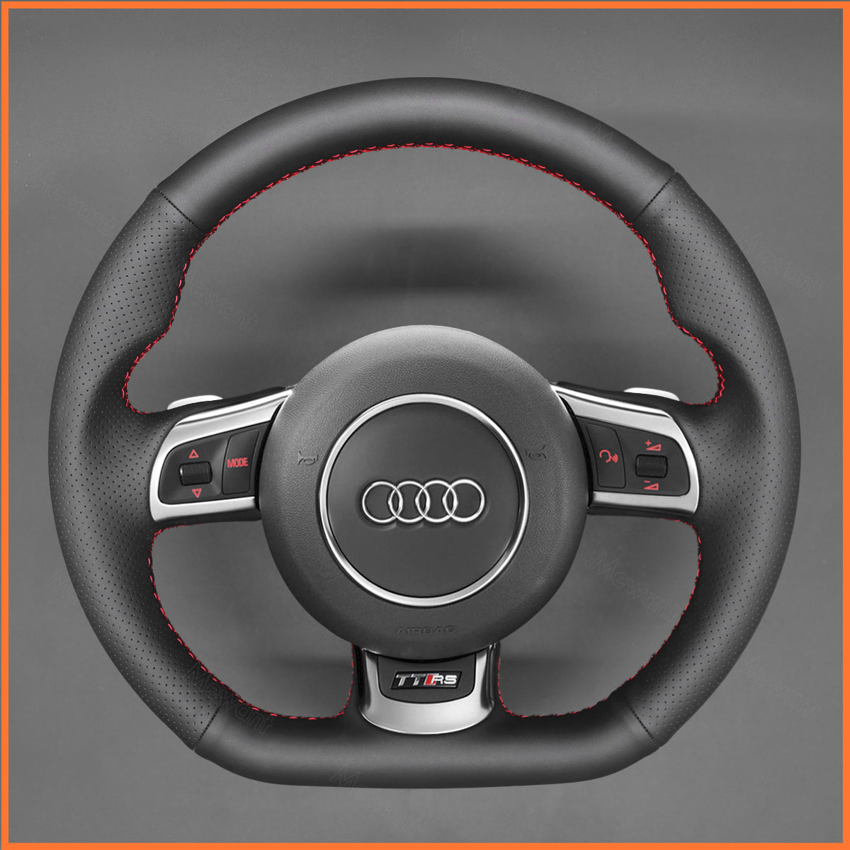 MEWANT Lenkradbezug für Audi TT RS (8J) Coupe / Cabriolet / R8 (42) Coupe / R8 Cabriolet / RS 6 (C6) Saloon 2009-2014 - Mewant.de