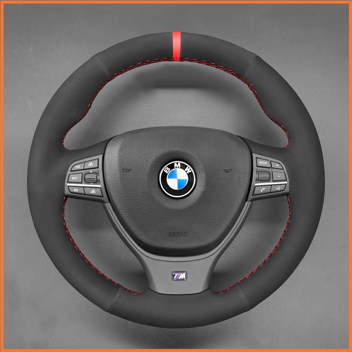 MEWANT Lenkradbezug für BMW 5 Series M Sport F10 F11 F07 F12 F13 F06 F01 F10 - Mewant.de