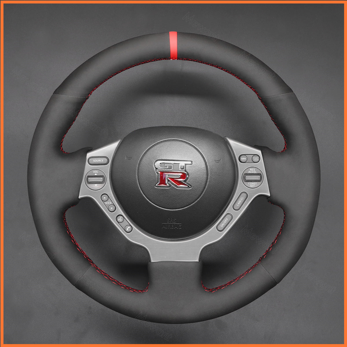 MEWANT Lenkradbezug für Nissan GTR GT-R (Nismo) 2008-2016 - Mewant.de