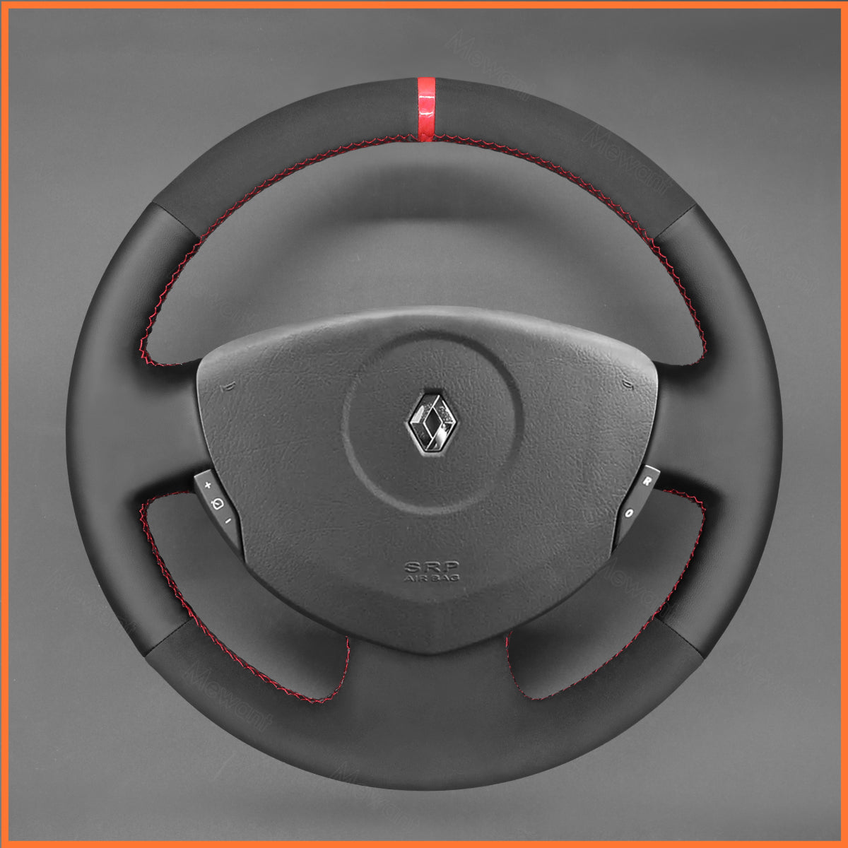 MEWANT Lenkradbezug für Renault Clio 2 2001-2008 / Twingo 2 2007-2014 - Mewant.de