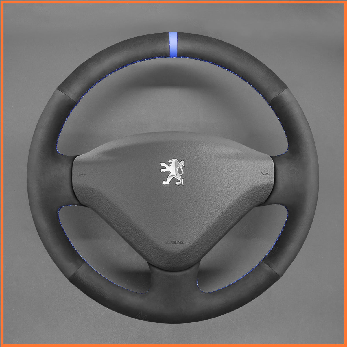MEWANT Lenkradbezug für Peugeot 206 / 207 / 207 CC 2007-2012 / 207 SW / Expert (Expert Tepee) / Partner / Partner Tepee 2008-2018 - Mewant.de