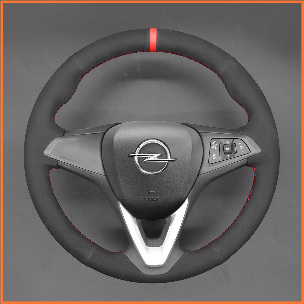 MEWANT Lenkradbezug für Opel Astra K / Corsa E / Crossland X / Grandland X / Insignia CT B / Zafira C 2016-2019 - Mewant.de
