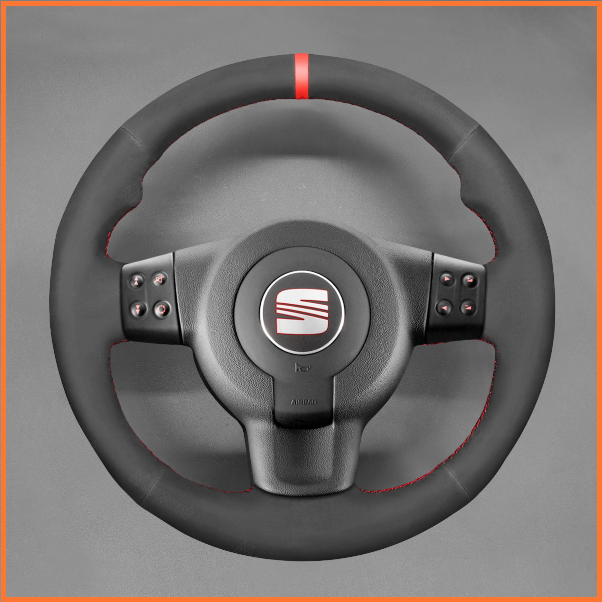 MEWANT Lenkradbezug für Seat Leon FR CUPRA MK2 1P / Ibiza FR 6L 2005-2009 - Mewant.de