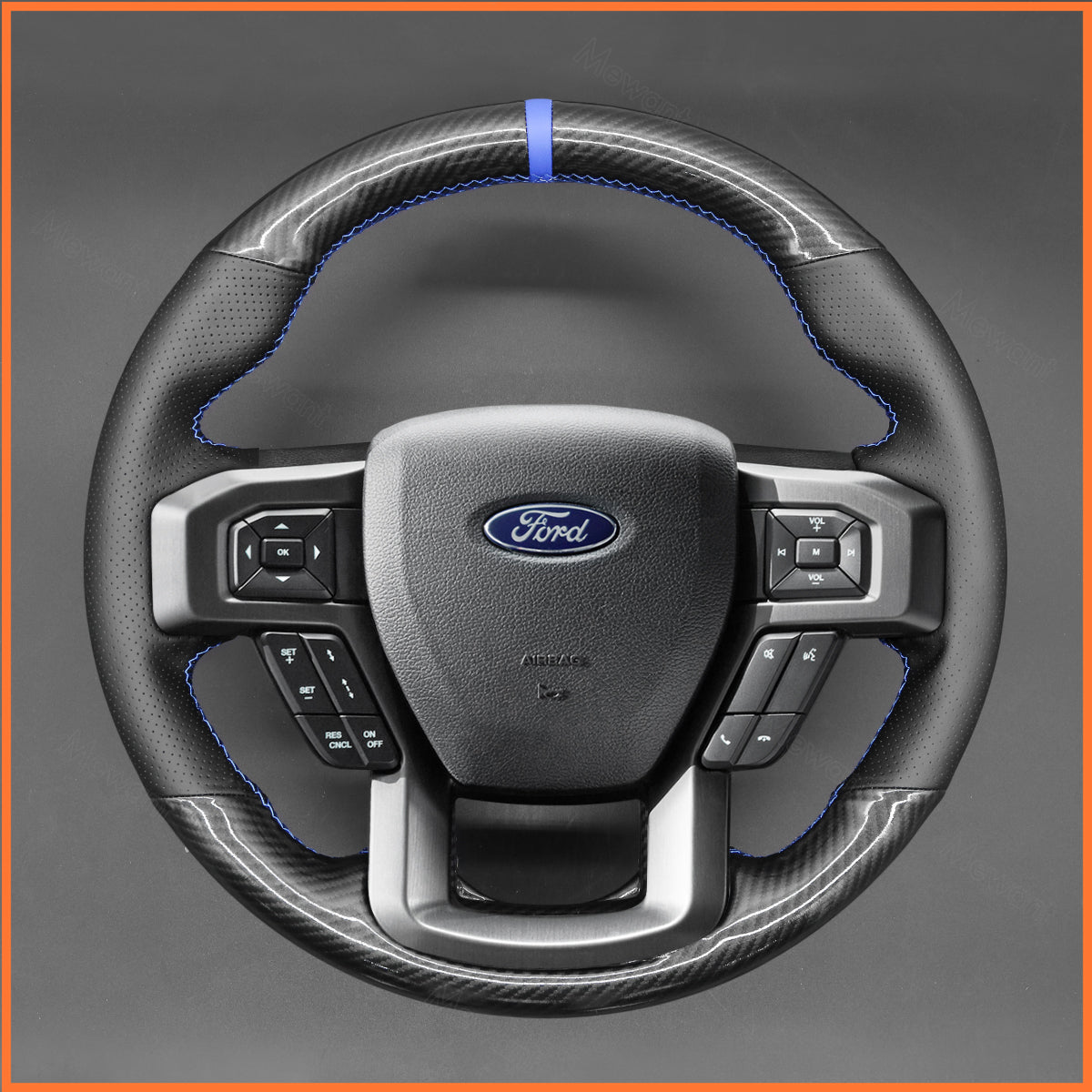 MEWANT Lenkradbezug für Ford F-150 F150 Raptor 2015-2021 - Mewant.de