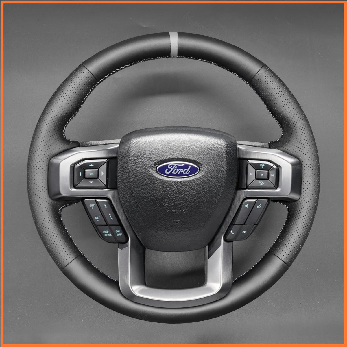 MEWANT Lenkradbezug für Ford F-150 F150 2015-2021 / F-250 F250 2017-2023 - Mewant.de