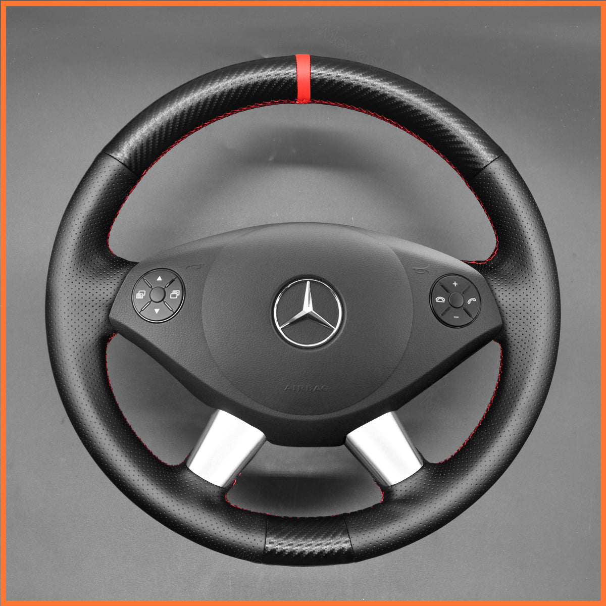 MEWANT Lenkradbezug für Mercedes-Benz W639 Viano 2010-2015 / Vito 2010-2015 / Valente 2012-2015 - Mewant.de