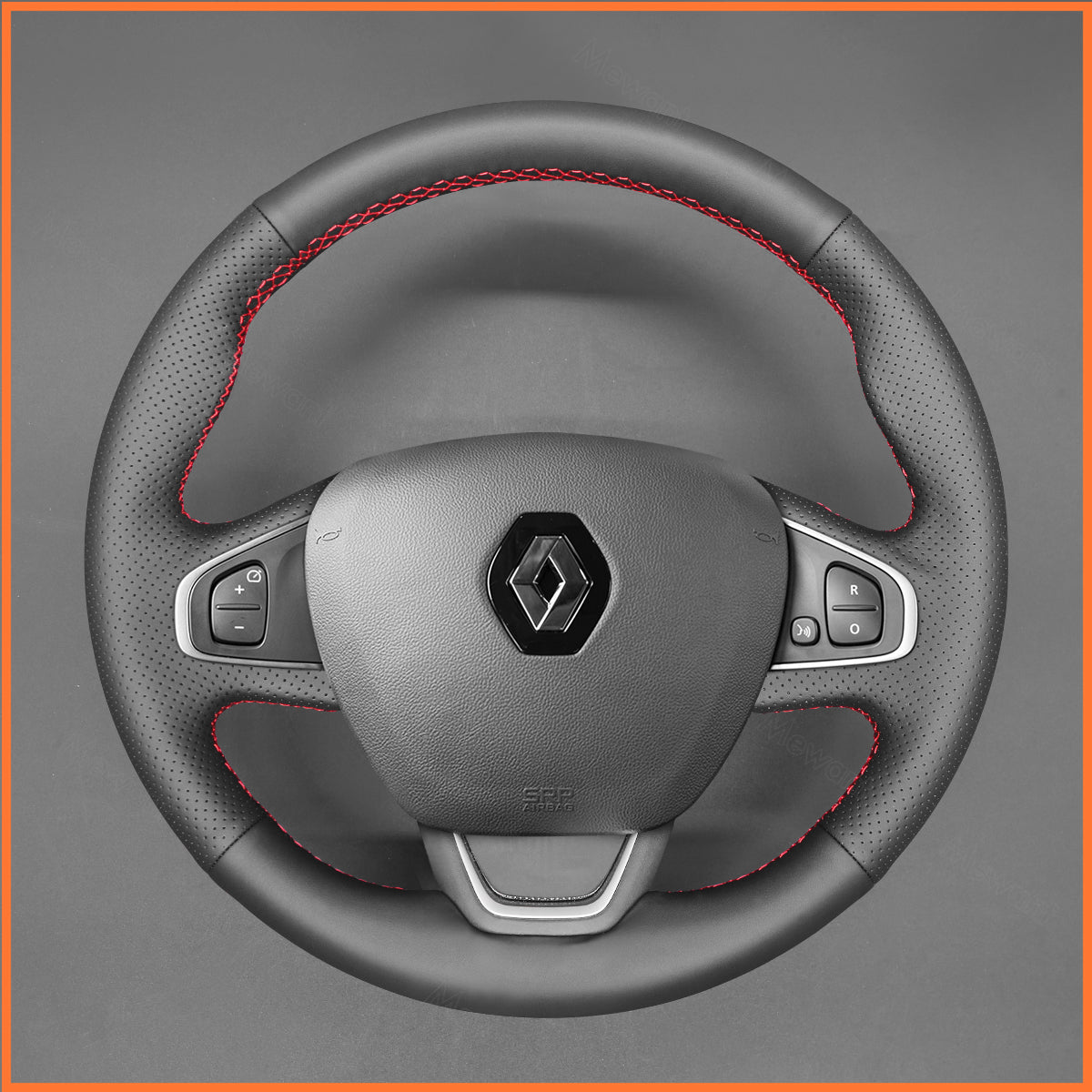MEWANT Lenkradbezug für Renault Clio 4 (IV) 2016-2020 / Captur 2016-2020 / Kaptur 2016-2020 - Mewant.de