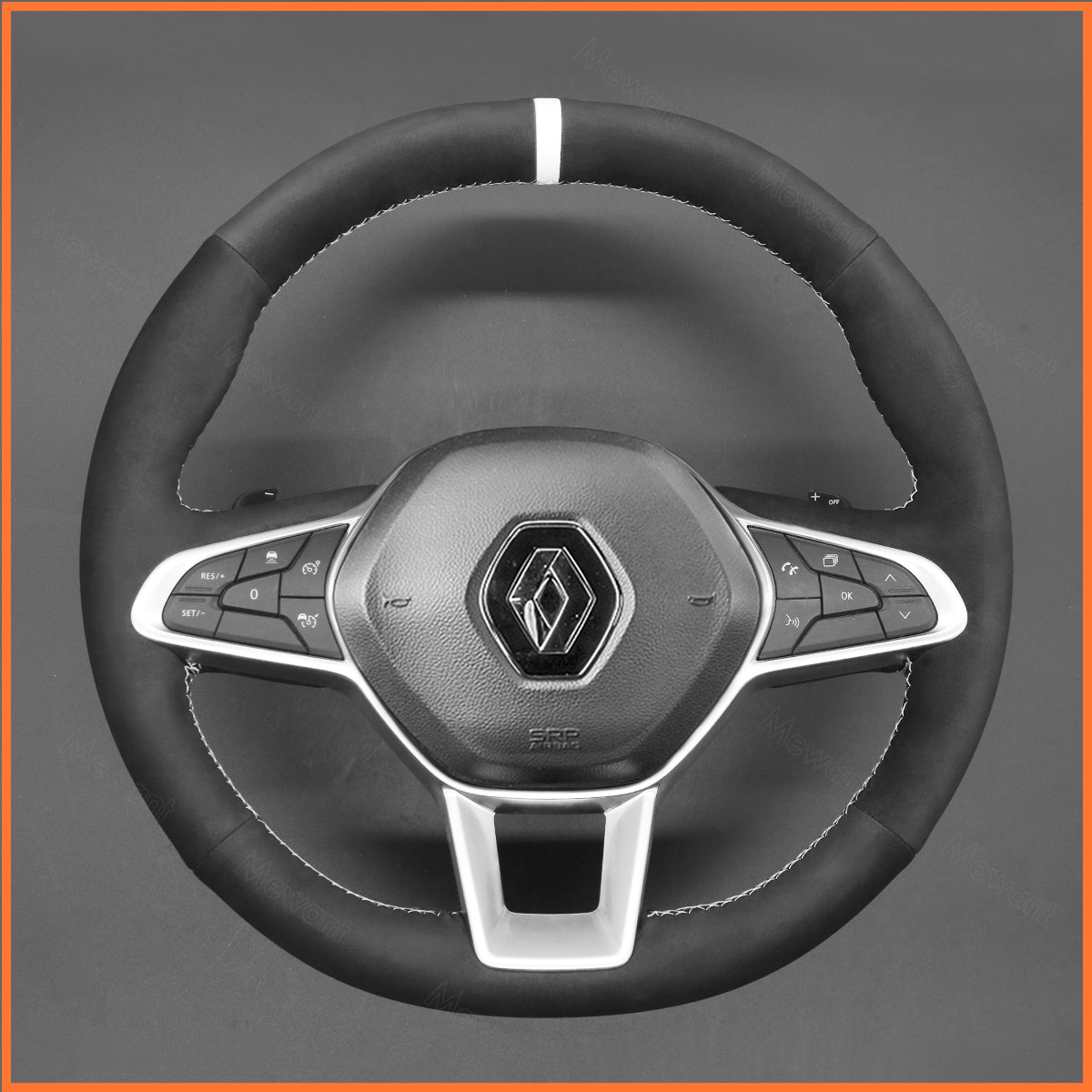 MEWANT Lenkradbezug für Renault Clio 5 (V) 2019-2020 / Captur 2 2020 / Zoe 2020 - Mewant.de