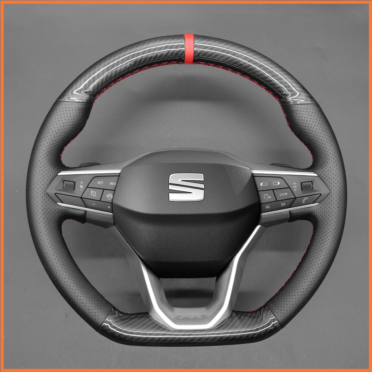 MEWANT Lenkradbezug für Seat Leon IV / Ibiza 6F / Ateca / Arona / Tarraco 2020-2022 - Mewant.de