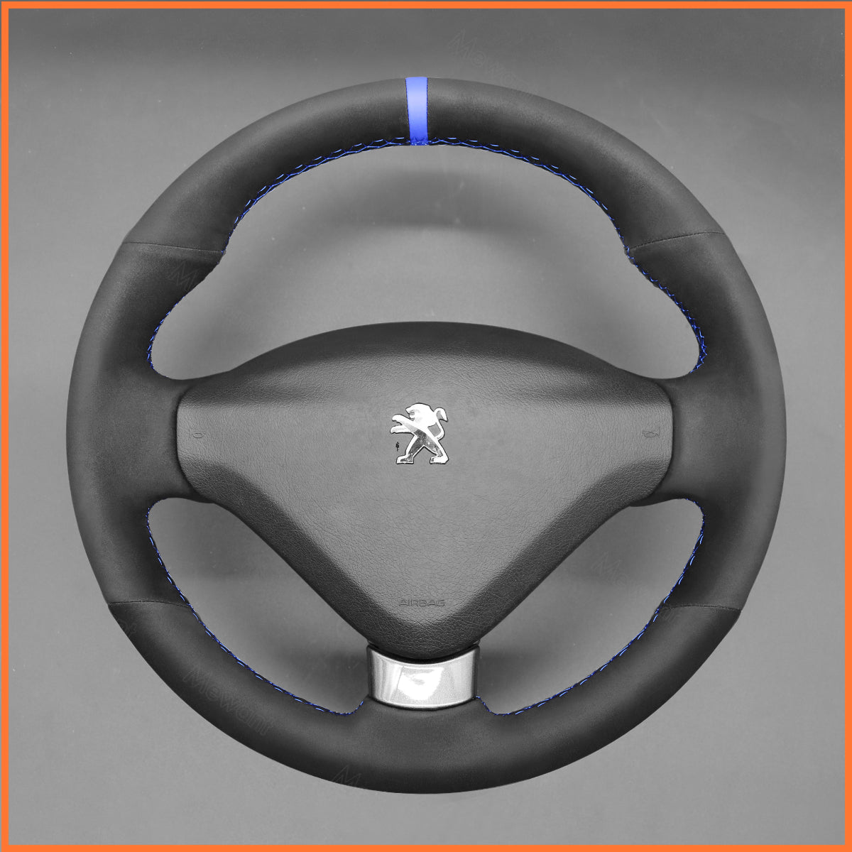 MEWANT Lenkradbezug für Peugeot 207 2010-2012 / 207 CC 2007-2015 / 207 SW 2011-2013 - Mewant.de