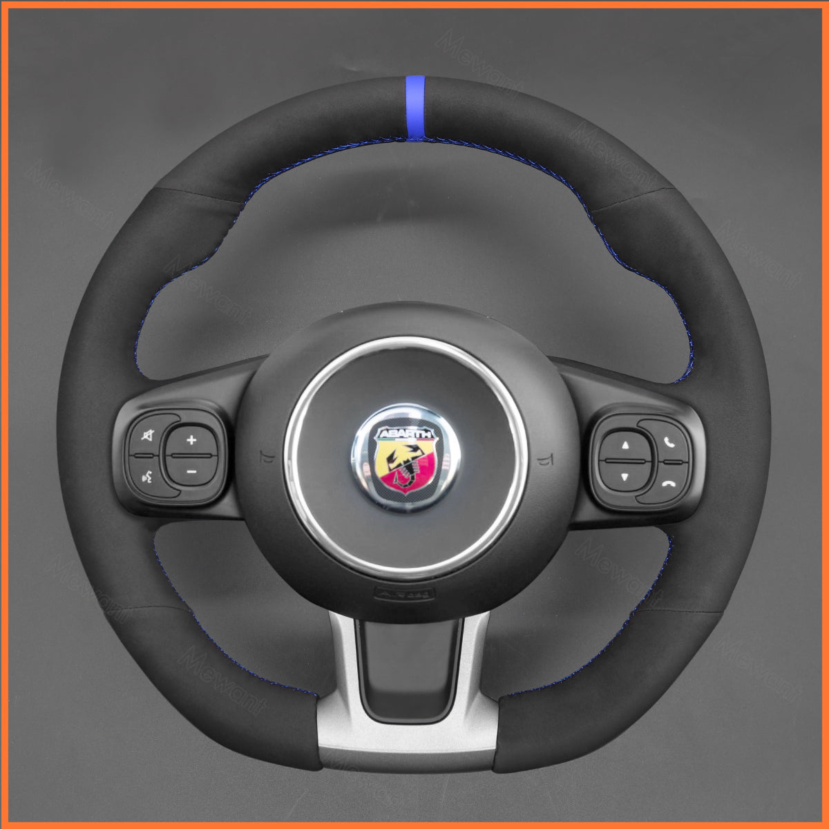 MEWANT Lenkradbezug für Fiat Abarth 595 / 595C / 695 / 695C / Fiat 500 / 500C - Mewant.de