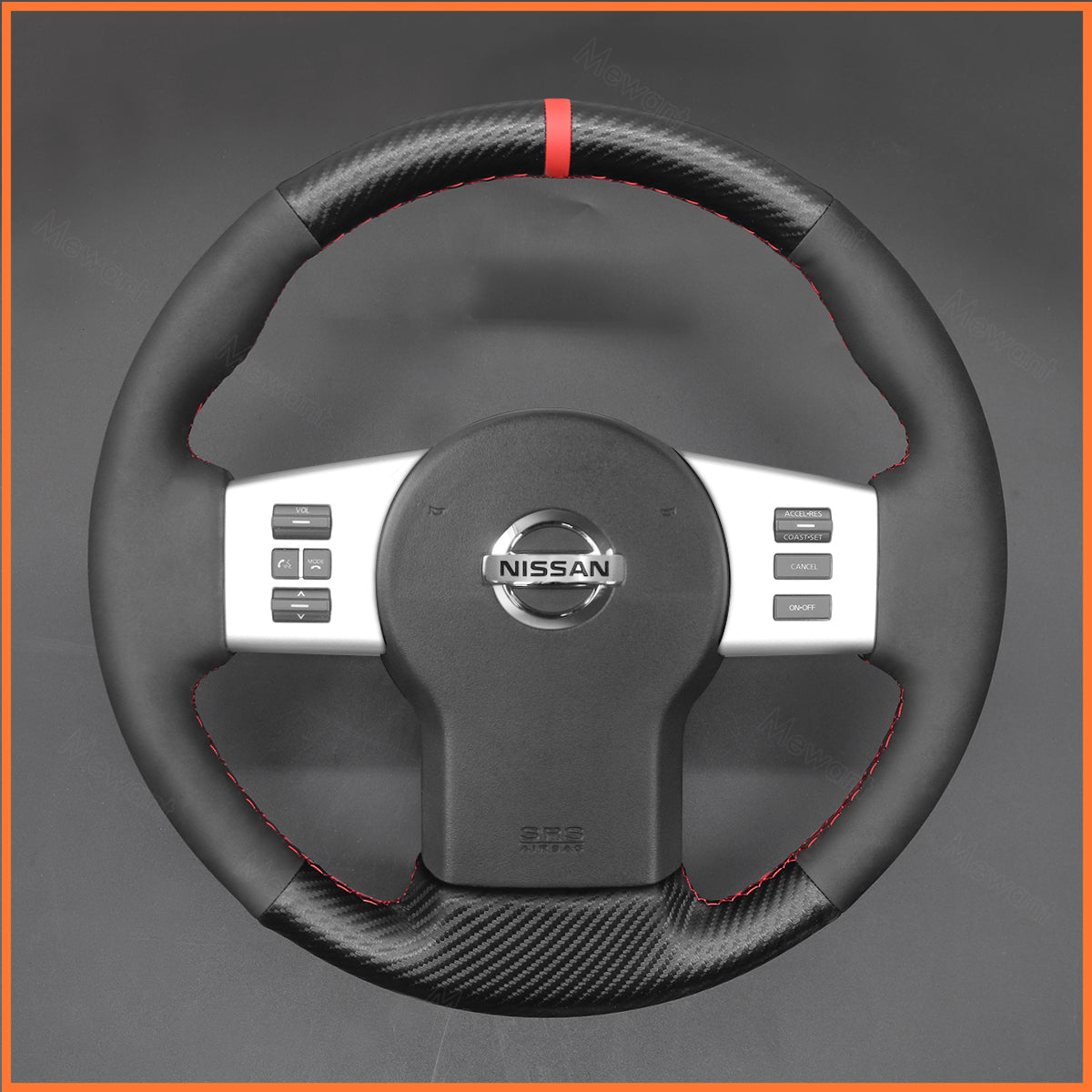 MEWANT Lenkradbezug für Nissan Navara 2005-2015 / Pathfinder 2005-2015 - Mewant.de