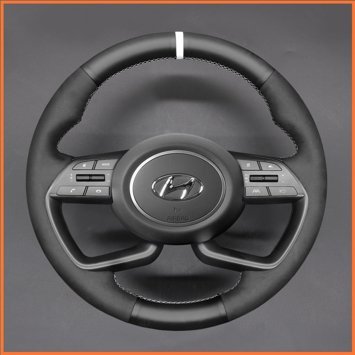 MEWANT Lenkradbezug für Hyundai i20 III 2020-2023 / Bayon 2021-2023 - Mewant.de